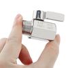 1/2 Inch Female X Male NPT Thread 304 Stainless Steel Mini Ball Valve Shut-off Valve Shower Head Flow Control Valve for Pipe / Bathroom