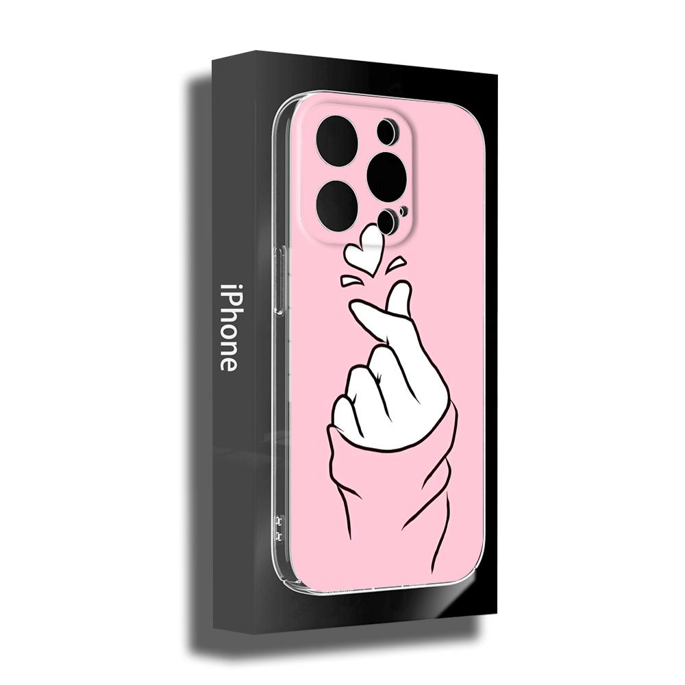 FOR IPhone 14 Fingertip Love Phone Case 14 11 12 Pro 8 7 14 Plus X Pro 14 MAX 13 MINI XR XS Iphone 14 13 Soft Phone Covers