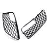 Black Left Right Front Hood Fog Light Lower Grill Grille Cover For A3 2012-2016 Replacement 8V3807681