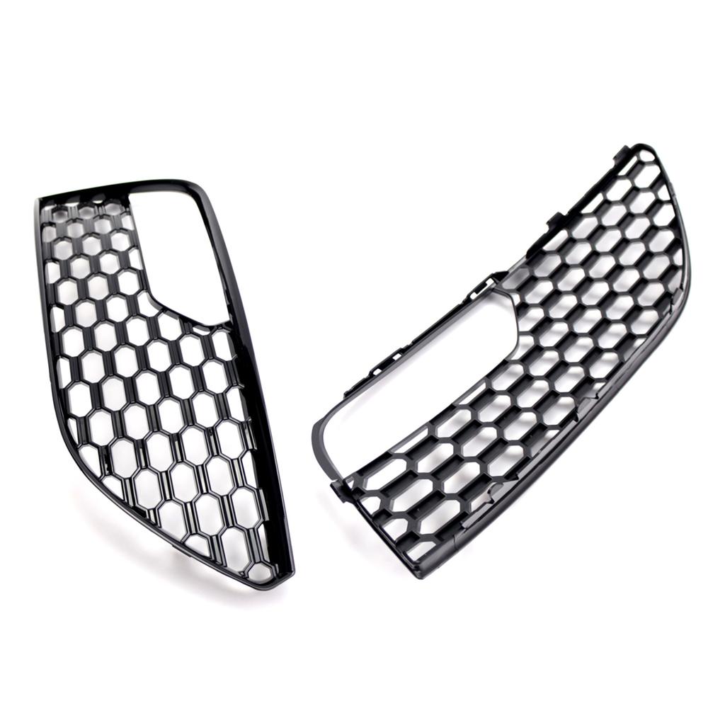 Black Left Right Front Hood Fog Light Lower Grill Grille Cover For A3 2012-2016 Replacement 8V3807681