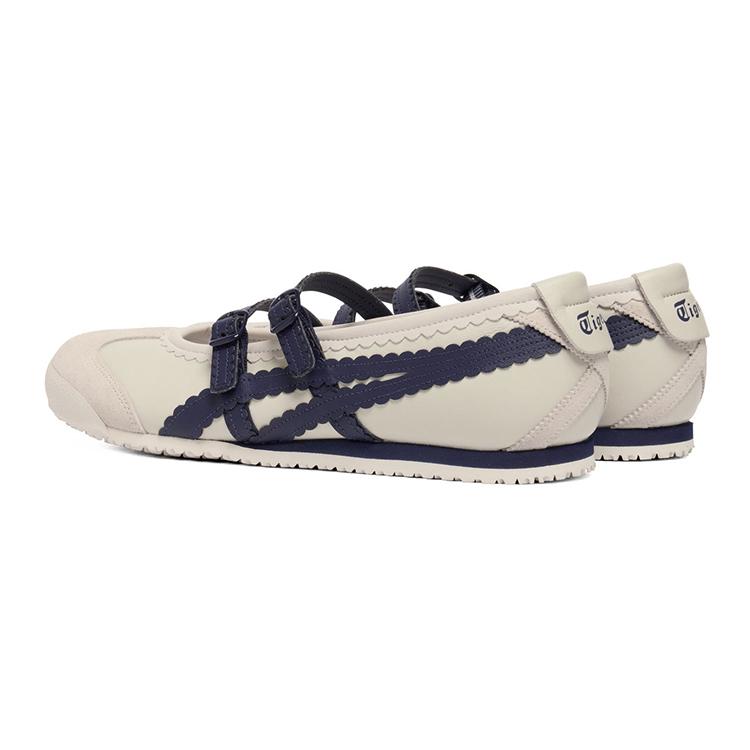 ONITSUKA TIGER Mexico 66 Tgrs Bequeme flache Mary-Jane-Schuhe Damenschuhe Beige 1182A678-200