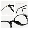 Xiaomi Oval Photochromic Anti-Blue Light Myopia Glasses for Men Women, Indoor Outdoor Transition Prescription Lenses