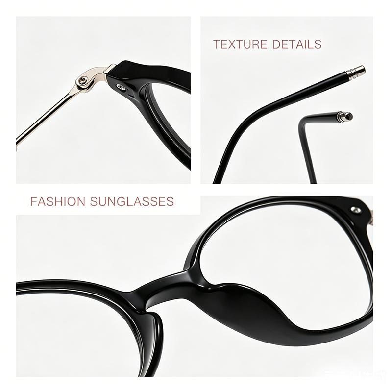 Xiaomi Oval Photochromic Anti-Blue Light Myopia Glasses for Men Women, Indoor Outdoor Transition Prescription Lenses
