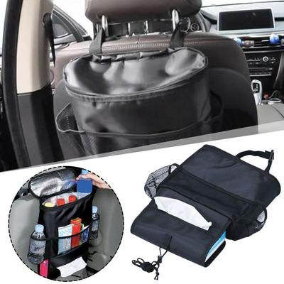 Torba izolacyjna na oparcie fotela samochodowego, wykończenie wnętrza, dekoracja wnętrza samochodu, duża pojemność, wisząca torba podróżna z wieloma ustami