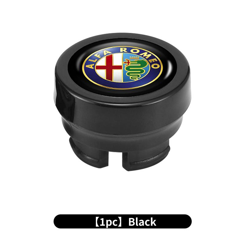Car Cigarette Lighter Cover Dustproof Plug Decoration Cap For Alfa Romeo 159 Giulietta Giulia 147 Mito 156 159 166 GT Stelvio