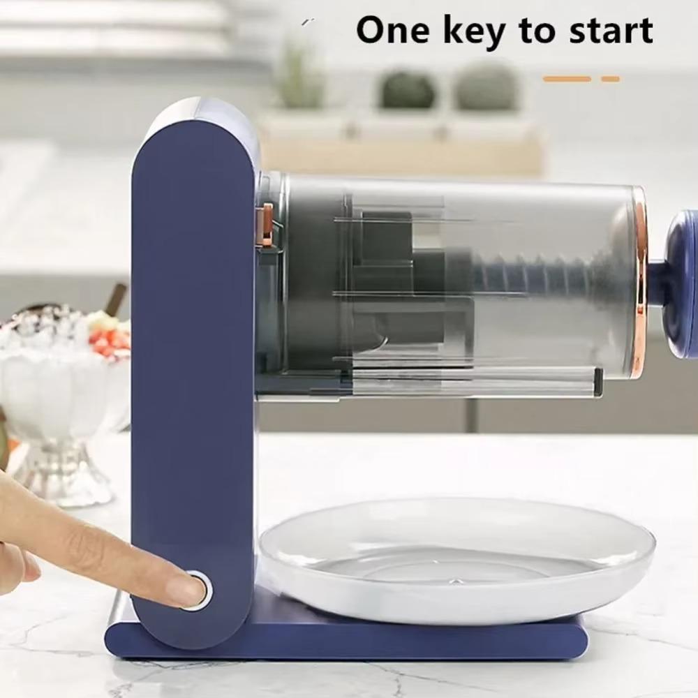 Wireless Ice Crushing Machine with Tray Ice Shaver Multi-purpose Ice Crusher  Drink Shop