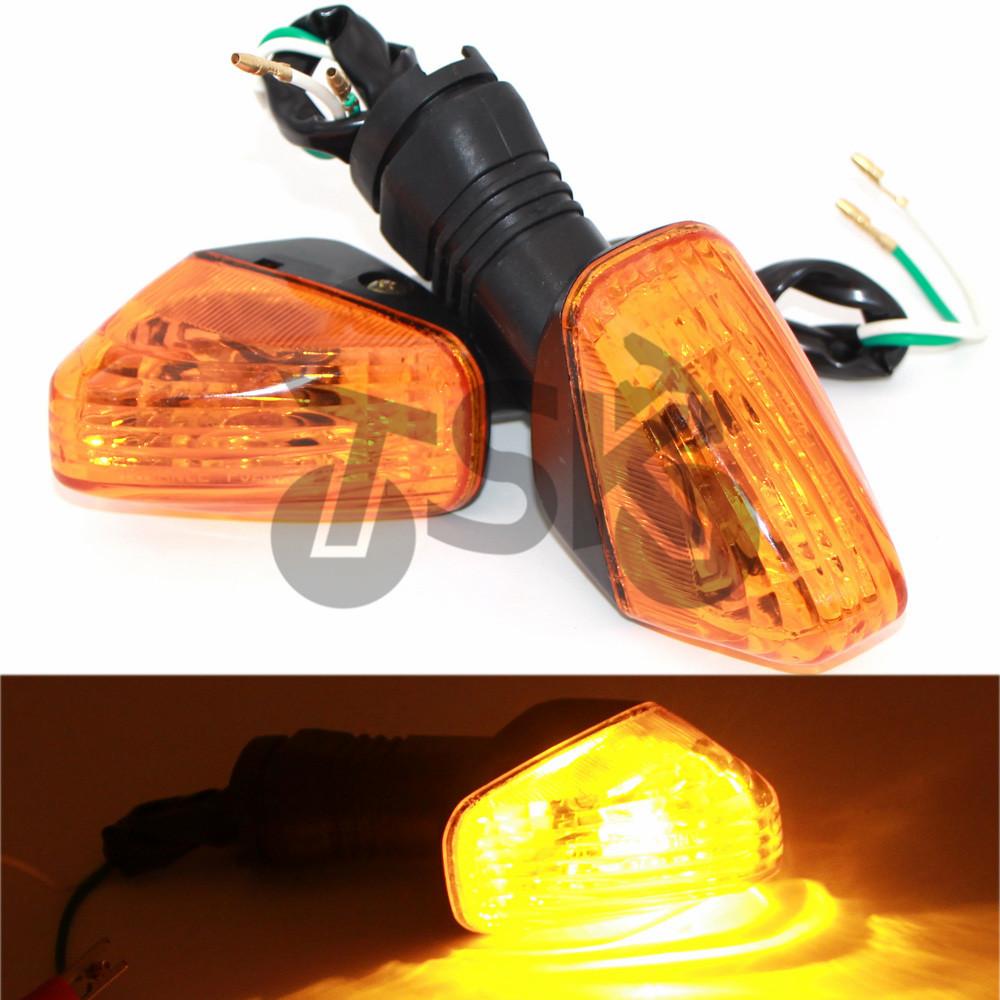 Turn Signal Indicator Light For KAWASAKI ZX 6R ZX 6RR Z750S KLE 500/650 VERSYS KLR650 Motorcycle Front/Rear Blinker Lamp