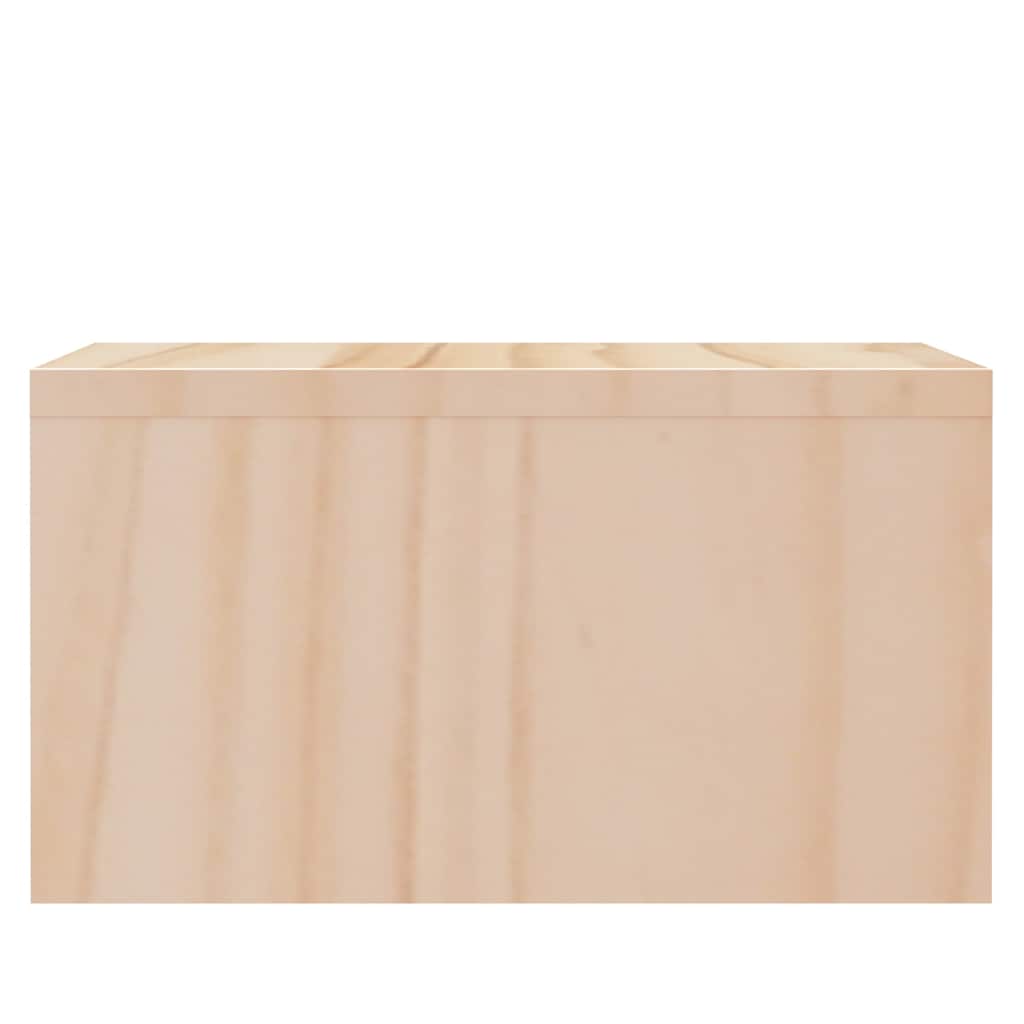 vidaXL Monitorständer 50x27x15 cm Massivholz Kiefer
