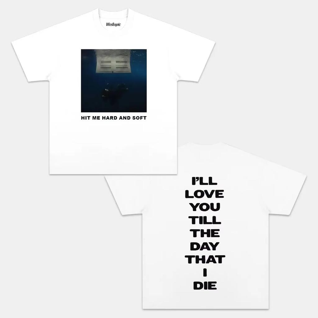 Trendy Singer BILLIE EILISH Peripherals Tshirts Unisex Women New Listing American High Street Hip Hop Cotton Tees