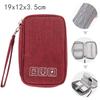Fashion Portable Data Cable Storage Bag Outdoor Earphone Bag Organizer Digital Gadget Storage Box Charger U Disk Protection Case