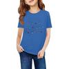 Children's Short Sleeve Neck T-Shirt Animal Print Daily Casual Top