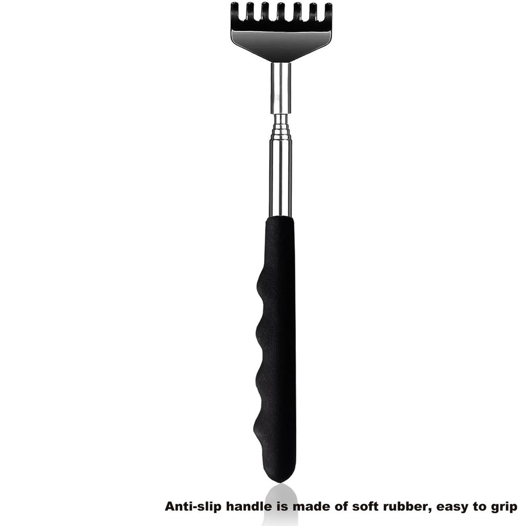 1 Stück Verstellbarer Rücken Kratzer Stahl Rückenmassage Teleskopisch Anti Juckreiz Klaue Massagegerät Rückenmassage Für Ältere Kitzeln Massage Stick