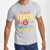 Casual Tshirt Solid Color For Unisex Oneck Tshirt Brand Proud Teach Of Official Teenagers Basic For Him Tshirt Summer Unisex Tees