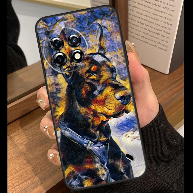 Dachshund Doberman Dog Case For OnePlus 15R 13R 13T 12R 15 13 12 11 10 Pro 10T Nord CE 3 4 Lite N20 N30 Nord 5 Cover