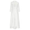 Women's Spring and Summer Embroidered Gentle Cheongsam Retro Dress with High Slit