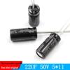 22uF 50V 5x11mm Plug-in Electrolytic Capacitor - Original Stock Available