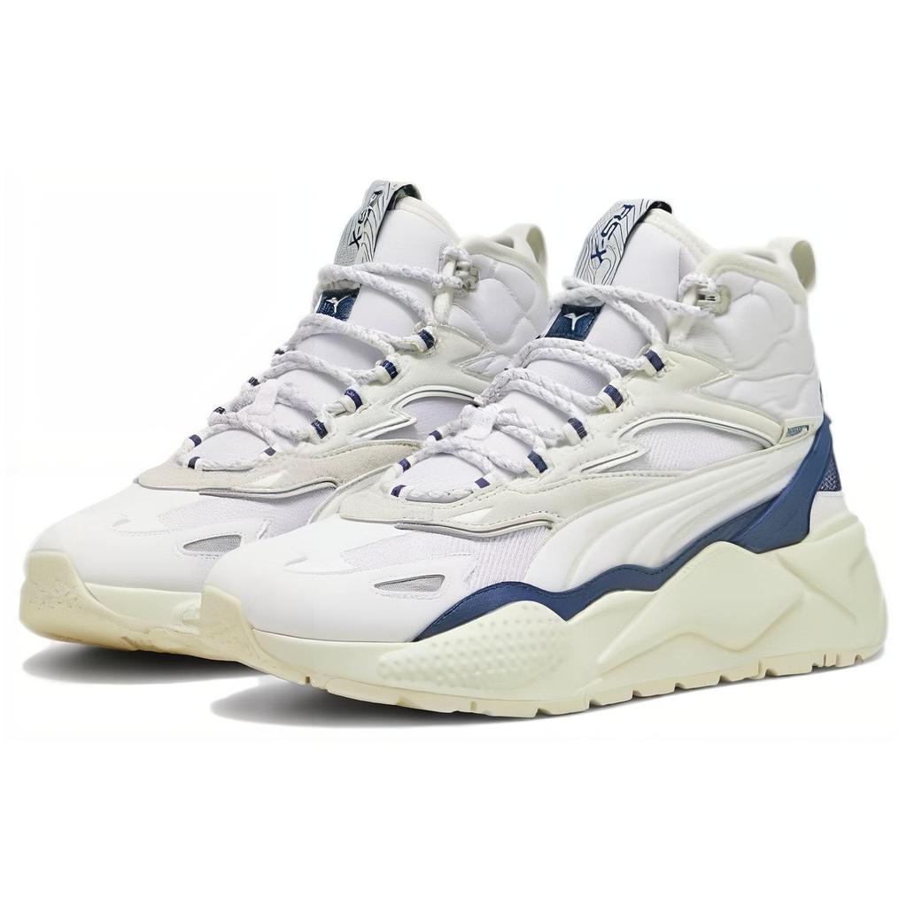Puma Tênis unissex RS-X High White Alpine Snow 392718-04
