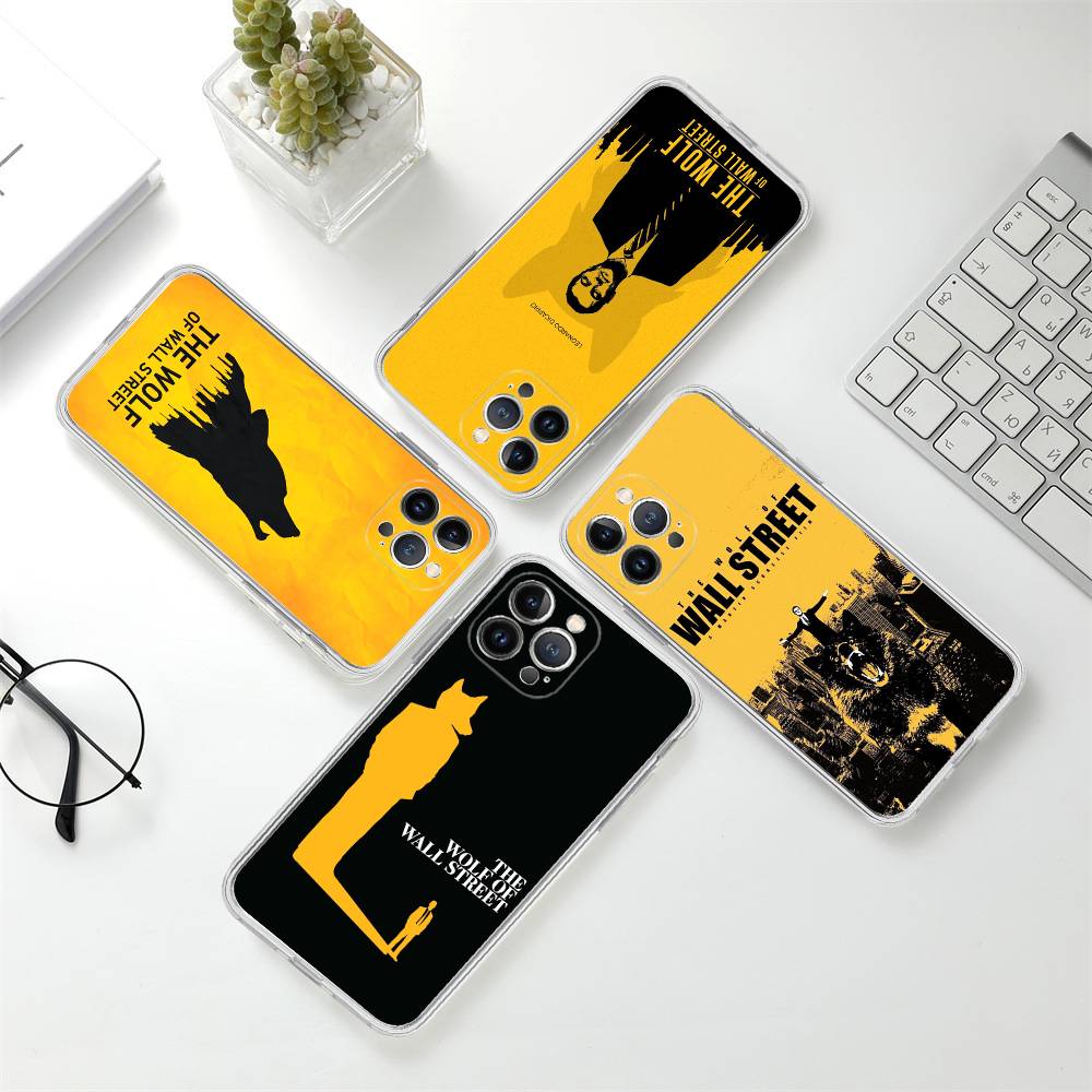 TV The W-Wolf Of W-Wall S-Street For IPhone 17 16 15 14 13 12 11 Pro Max Plus Phone Case High End Silicone