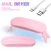 Nail Lamp Mini Portable UV LED Quick Drying Nail Lamp Foldable Nail Polish Dryer Lamp Manicure Tool Professional Equipme