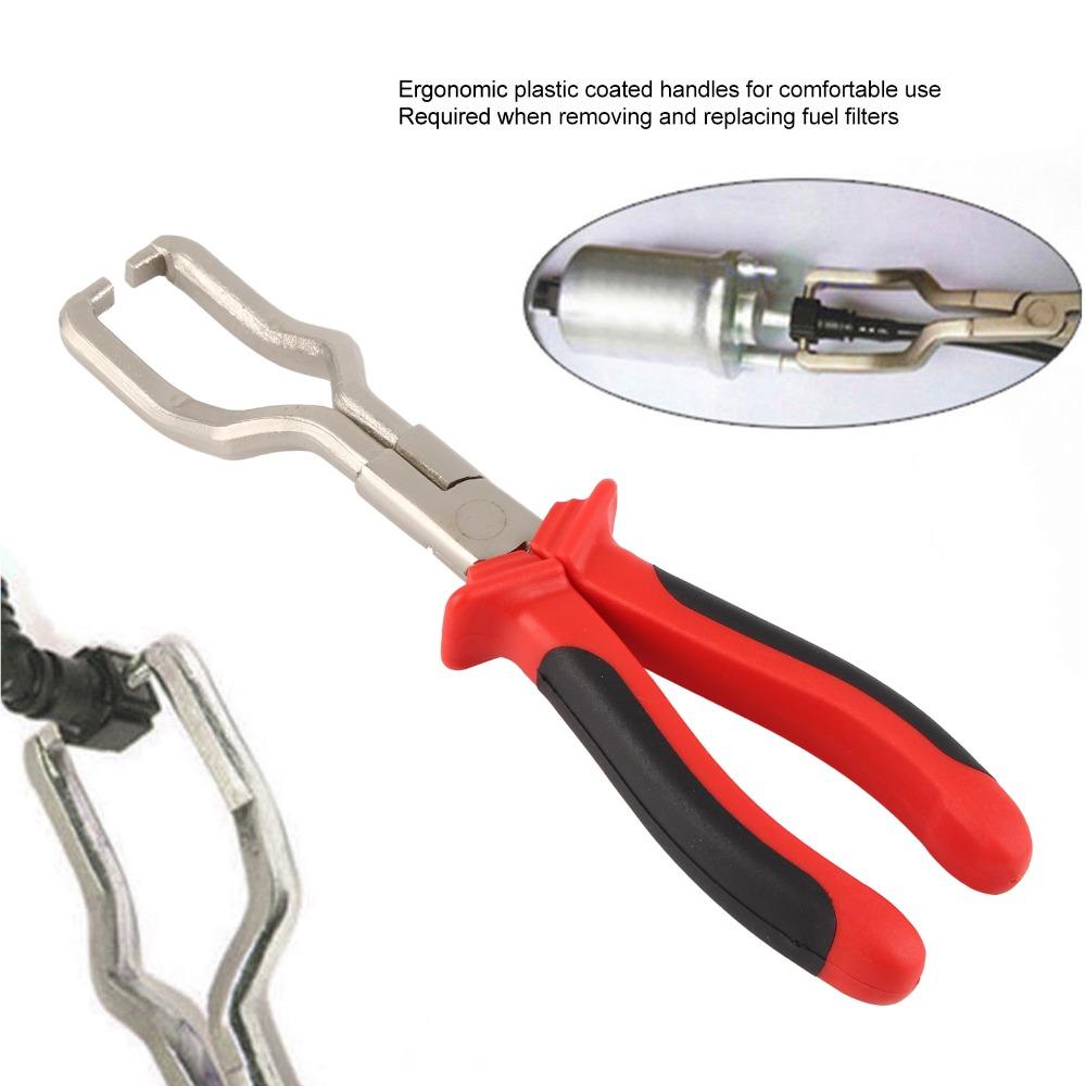 Ergonomic Electrical Disconnect Pliers Stainless Steel Fuel Pipe Plier  Pipe Clip Repair