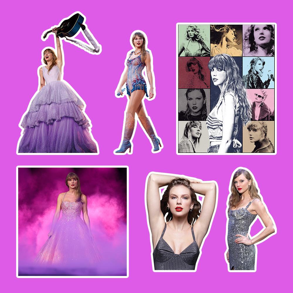 Taylor Swift Großkopf-Aufkleber - 94 DIY Dekorationsbögen für Journal (Spitzname Mei Mei enthalten) - Auf Lager