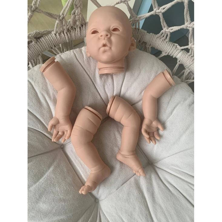NPK 18inches reborn doll kit Santina popular prototypes lifelike real soft touch fresh color