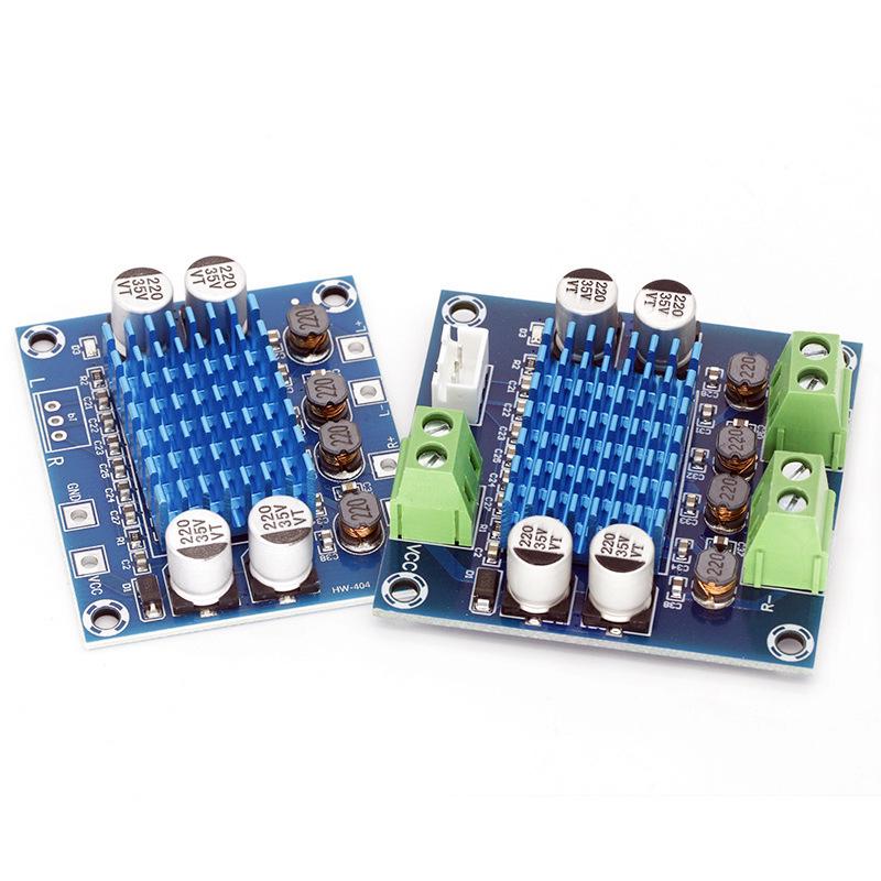 Dual Channel HD Digital Audio Amplifier Board, 12V/24V, 30W Loudspeaker Module, DC8V-26V MP3 Compatible