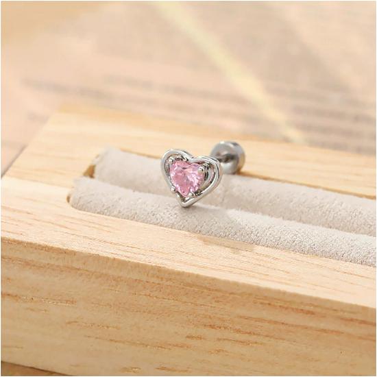 

Шикарные розовые серьги-трансформеры - Модные, универсальные и уникальные серьги-пусеты для пирсинга хряща