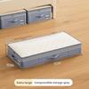 Bed Under Storage Box With Transparent Lid Collapsible For Clothes And Toys