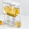 Drink Dispenser with Spigot Large Beverage Liquid Drink Container 4L Cold Water Pitcher Lemonade Stand Juice Jug