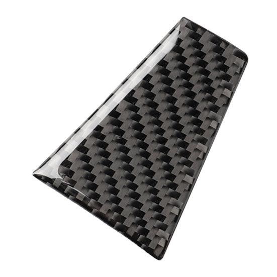 Carbon Fiber Car Steering Wheel Cover Sticker Interior Decor for Tesla Model S X