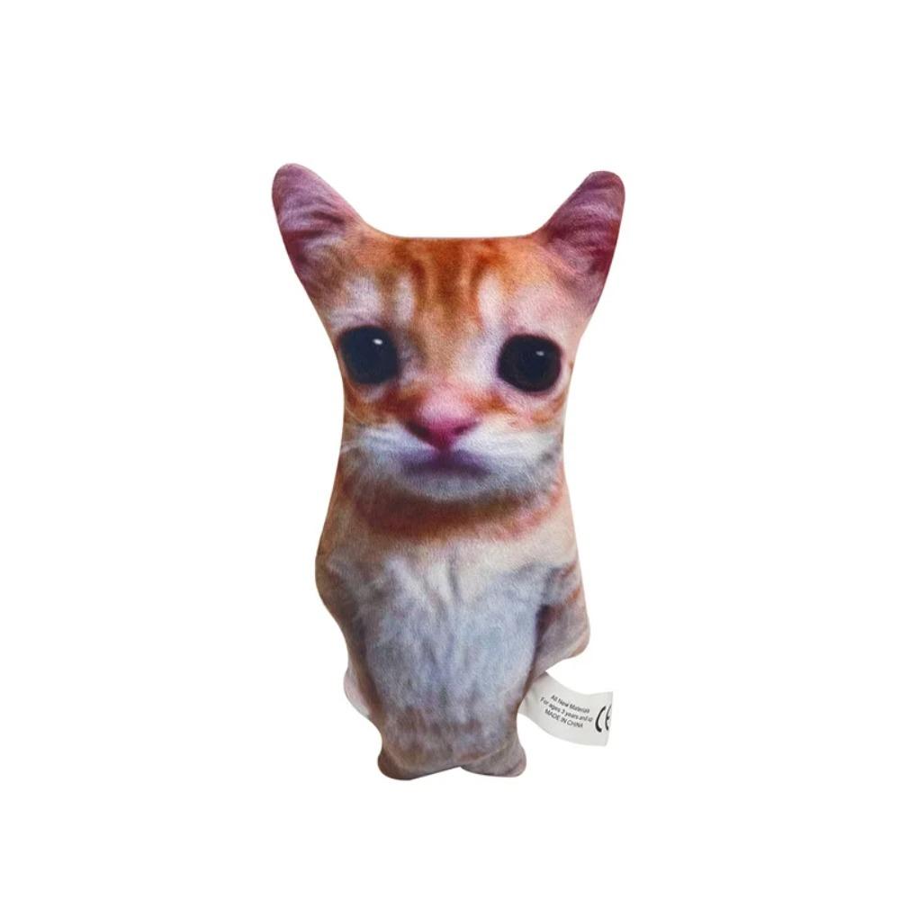 Soft American Shorthair Cat Doll Comfort Cat Plush Toy Stuffed Lifelike Cats Plush Toy  Decor