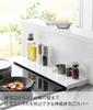 Yamazaki exhaust vent cover for 60cm W64 x x Tower brand stovetop back disassembled and 4562 (Yamazaki Industries) Depth-adjustable stovetops, white,