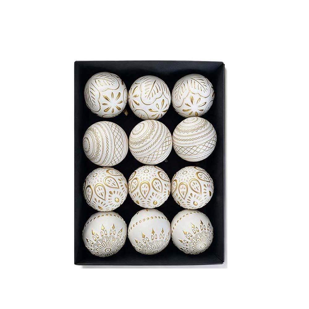 Delicate Vintage Christmas Baubles Exquisite Xmas Tree Trinkets Xmas Balls Ornaments Store