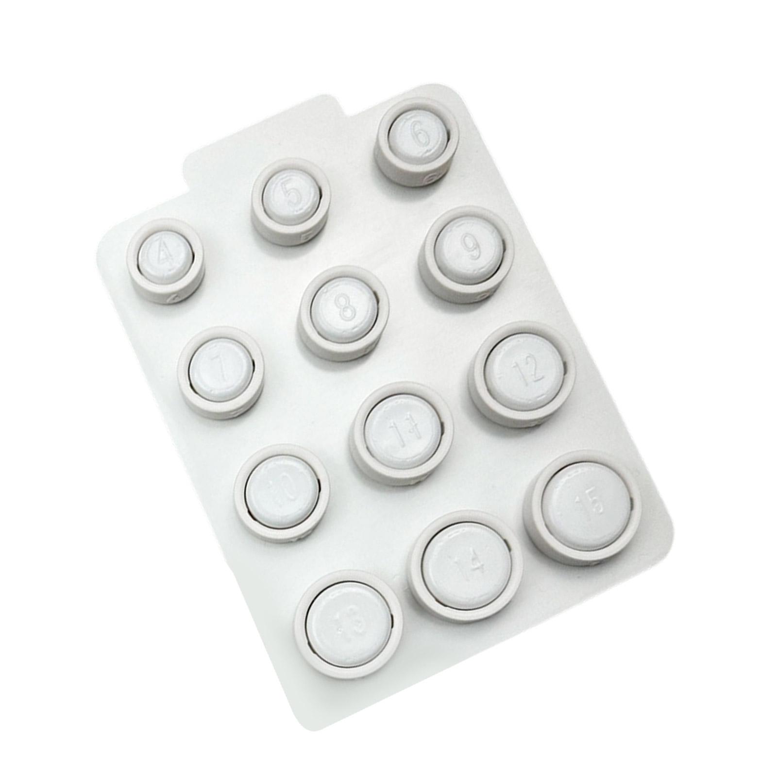 

Профессиональный набор инструментов для определения размера кольца с 12 регулируемыми пластиковыми калибрами для точного измерения пальца