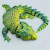 Movable Joints Lizard Figurines Flexible Articulated Lizard Movable 3D Printed Lizard  Home Decor