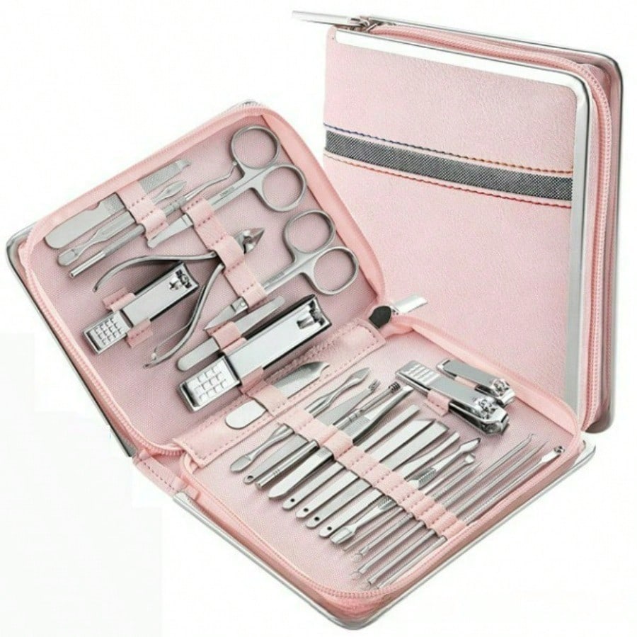26-Piece Nail Art Kit Nail Scissors Set Nail File Nail Clipper Household Stainless Steel Nail Art Tool
