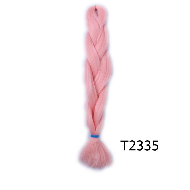 Große Menge auf Lager 24 Zoll 80g Weiche Seidige Synthetische Haarverlängerungen für Häkelzöpfe Haarherstellung Jumbo Braiding Synthetisch