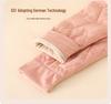 500g Extra Thick Fleece-Lined Quilted Thermal Set for Men & Women - Middle-Aged & Elderly