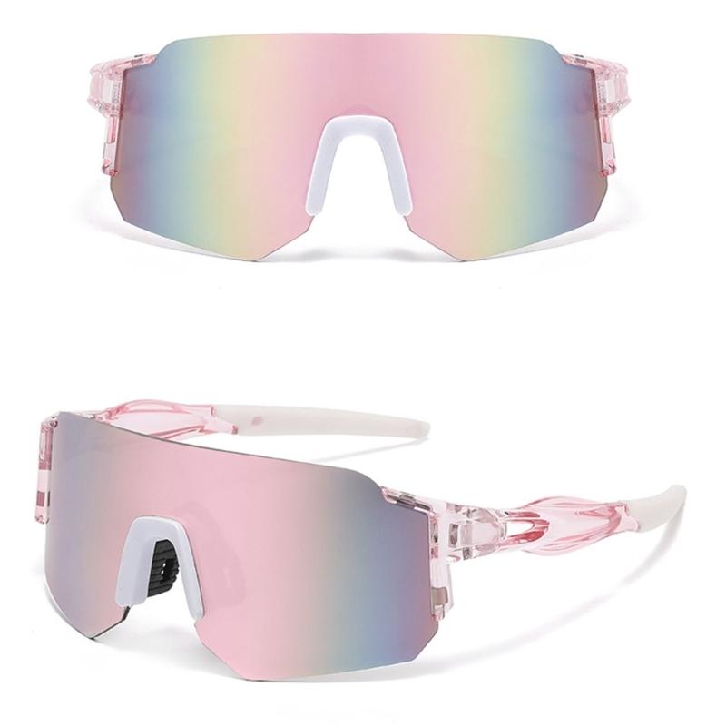 Sportsonnenbrille für Radfahren und Fahren, PC-Linse mit leichtem randlosem Design für hellen Sonnenschein im Freien und täglichen Gebrauch