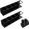 Carbon Steel Spray Can Holder Easy Access Large Opening Spray Bottle Rack 5 Slots Wall Mounted Water Bottle Organizer