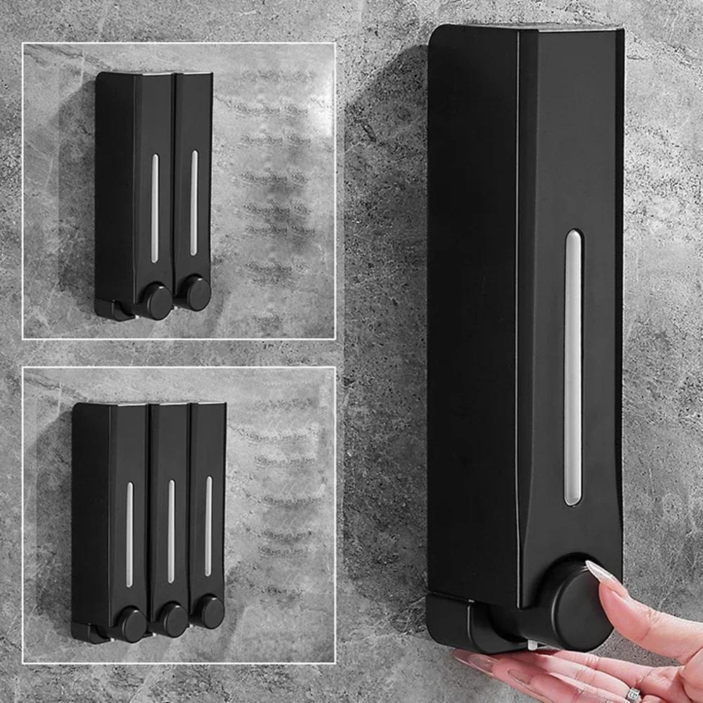 

500ML Soap Dispenser Hand Sanitizer Wall Mounted Press Dispenser Home Hotel Shower Gel Shampoo Dispenser Bathroom Accessories