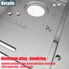 Multifunctional Aluminium Router Table Insert Plate Woodworking Electric Wood Router Flip Plate for Working Benches Router Plate