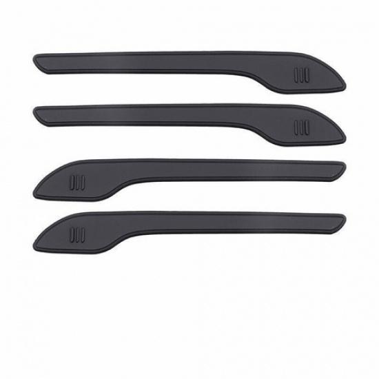 Matt Black Exterior Side Door Handle Cover Trim Fit For Tesla Model 3 2017-21