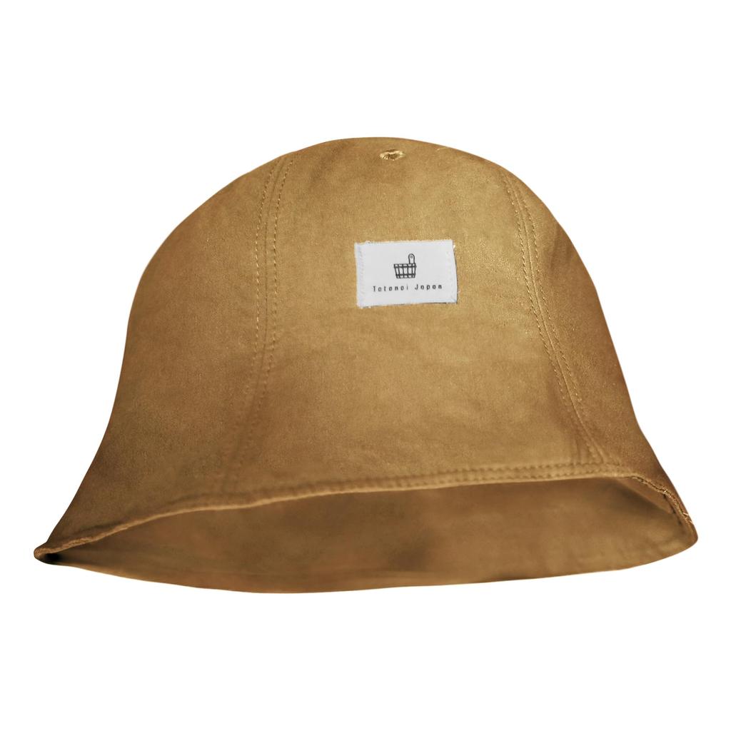 Sauna Perfect for Easy to for Men and Women [Totonoi Japan] Hat, Cotton, Beginners, Use, Washable, Thinsulate, (Brown)