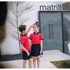 Custom Primary School Summer Sportswear: Short Sleeve Academic Style Kindergarten Uniform