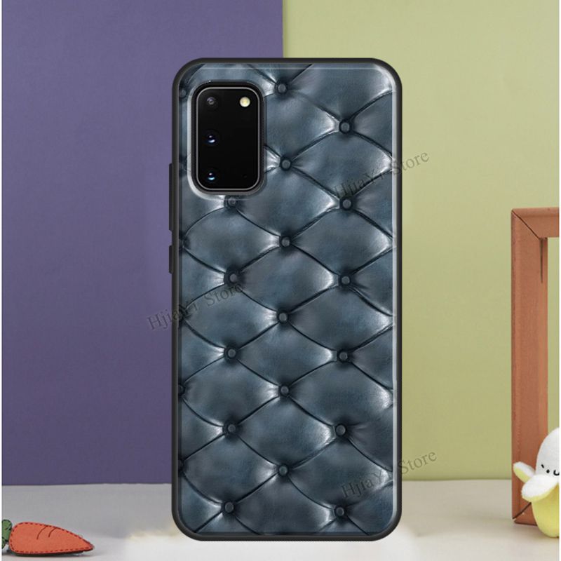 Quilted Texture Sofa Pattern Case For Samsung Galaxy S20 FE S21 S22 Ultra S8 S9 S10 e Note 10 Plus Note 20 Ultra Cover