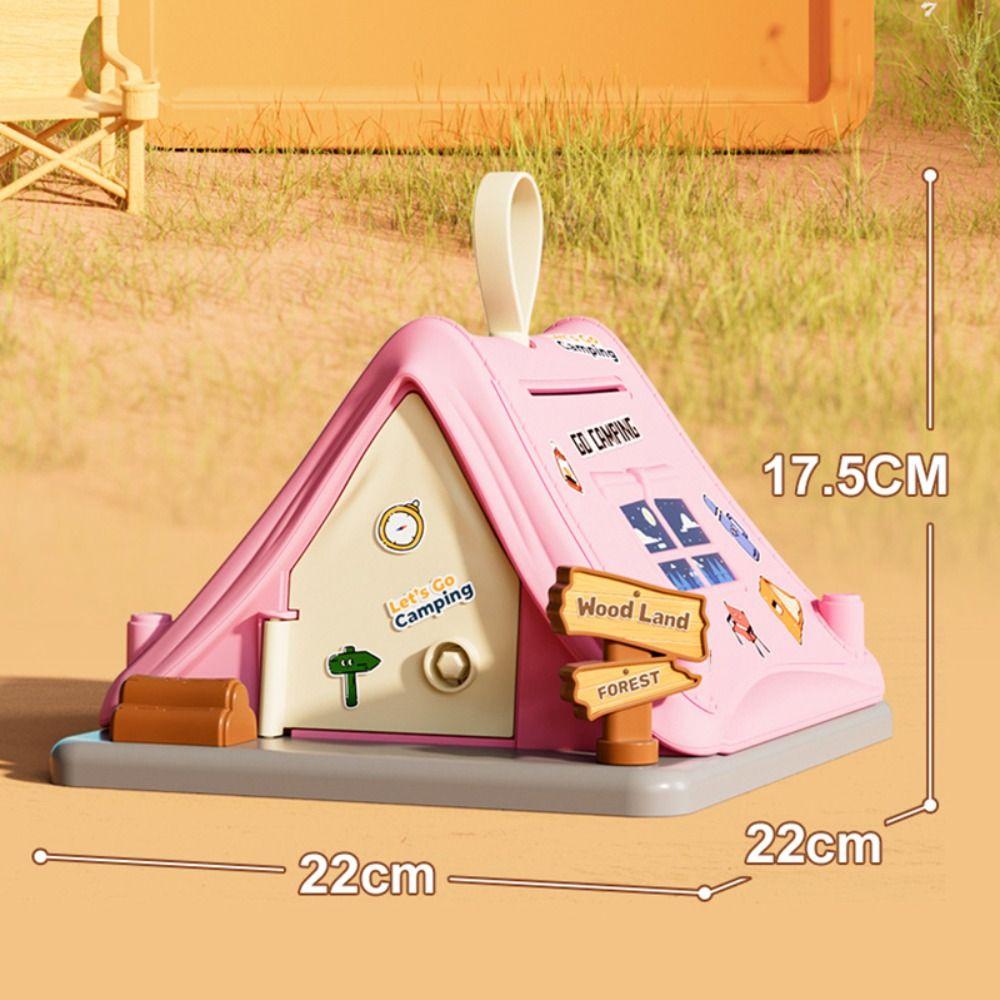 Store Shaped Cash Box Plastic Piggy Bank Creative Coin Saving Box  Gift