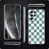 Checkerboard Plaid Checked Phone Case For Samsung Galaxy S23 Ultra S22 5G S20 S21 FE 5G S10E S9 S8 S10 Plus Soft Clear Cover