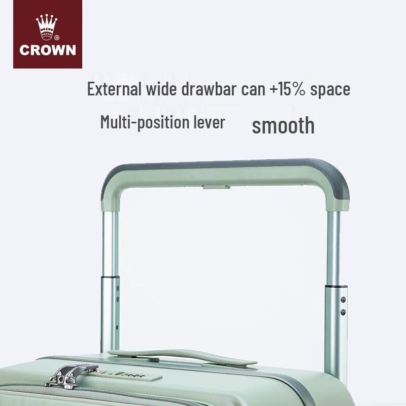CROWN 20-Inch Aluminum Frame Carry-On Luggage